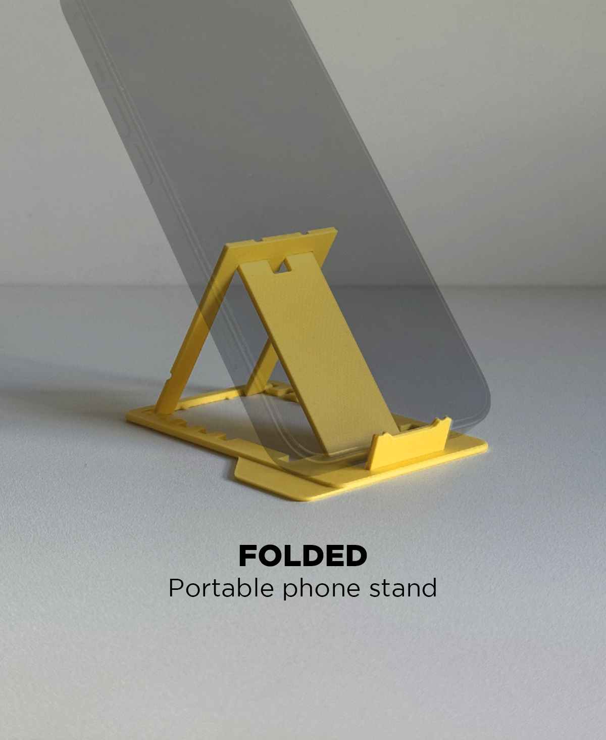 Folded — Portable Phone Stand