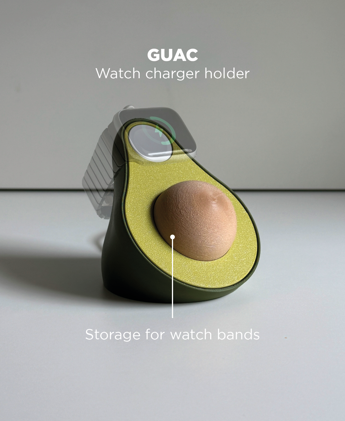Guac — Apple Watch Charger Holder